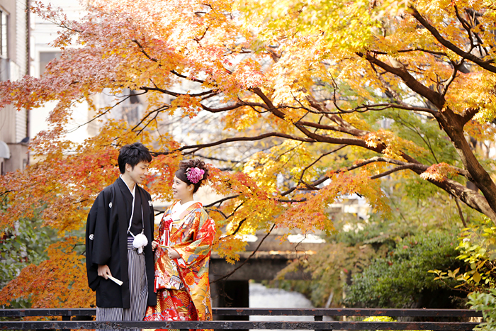 前撮り京都のロケ 祇園