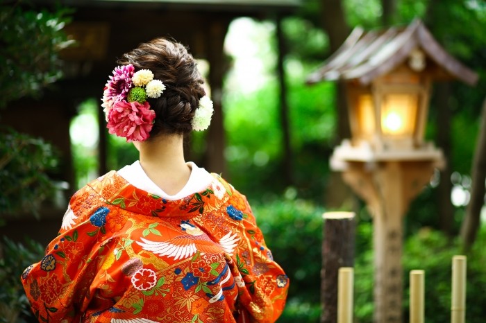 和装の髪型 京都ロケーション前撮り 花嫁和婚 ブログ