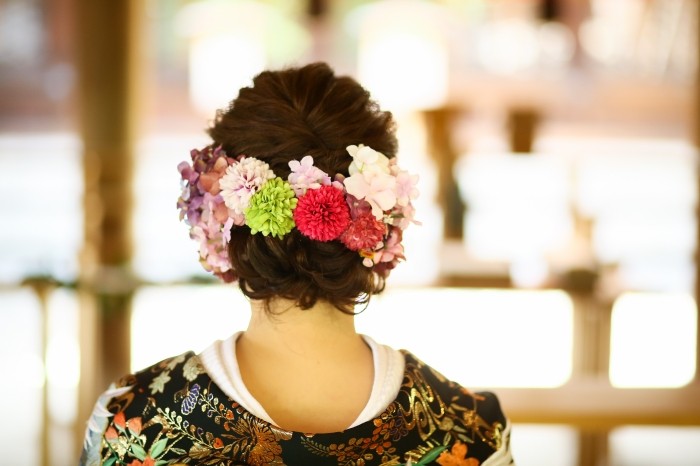 和装の髪型 色打掛 18 12 16 京都ロケーション前撮り 花嫁和婚 ブログ