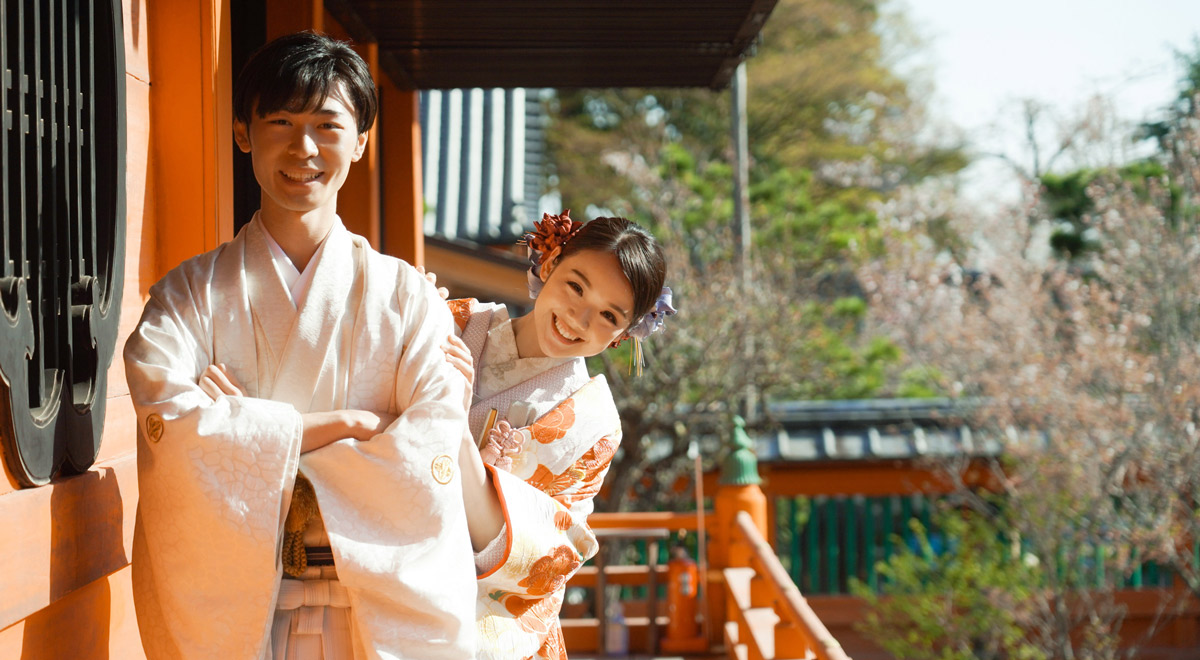 京都の和装前撮り・結婚写真（フォトウェディング）は「花嫁和婚」